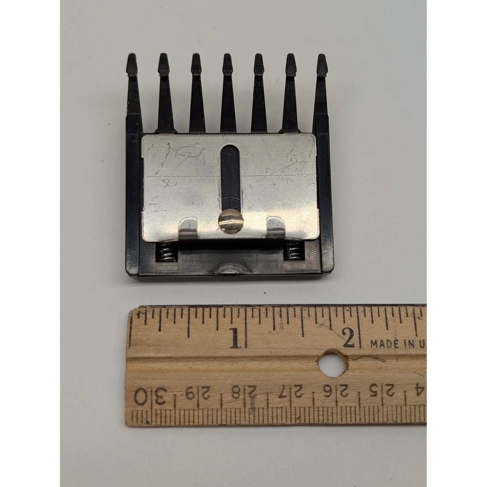 Oster 1/8 Inch #1 Spring Loaded Clipper Guide Comb Attachment Black